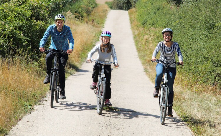 Radfahren Familie